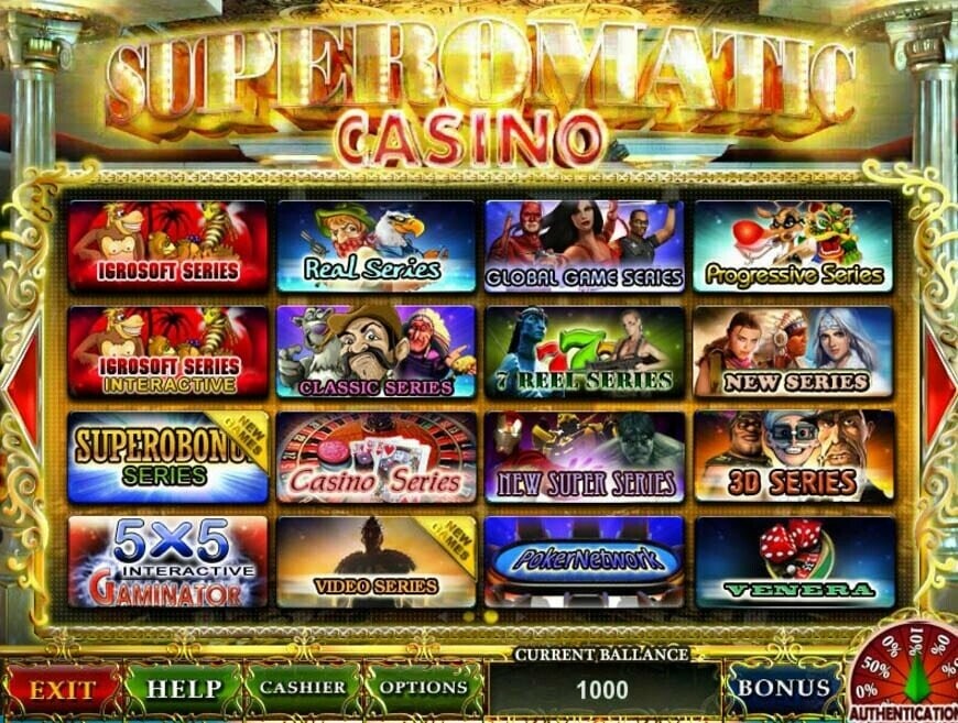 casino superomatic